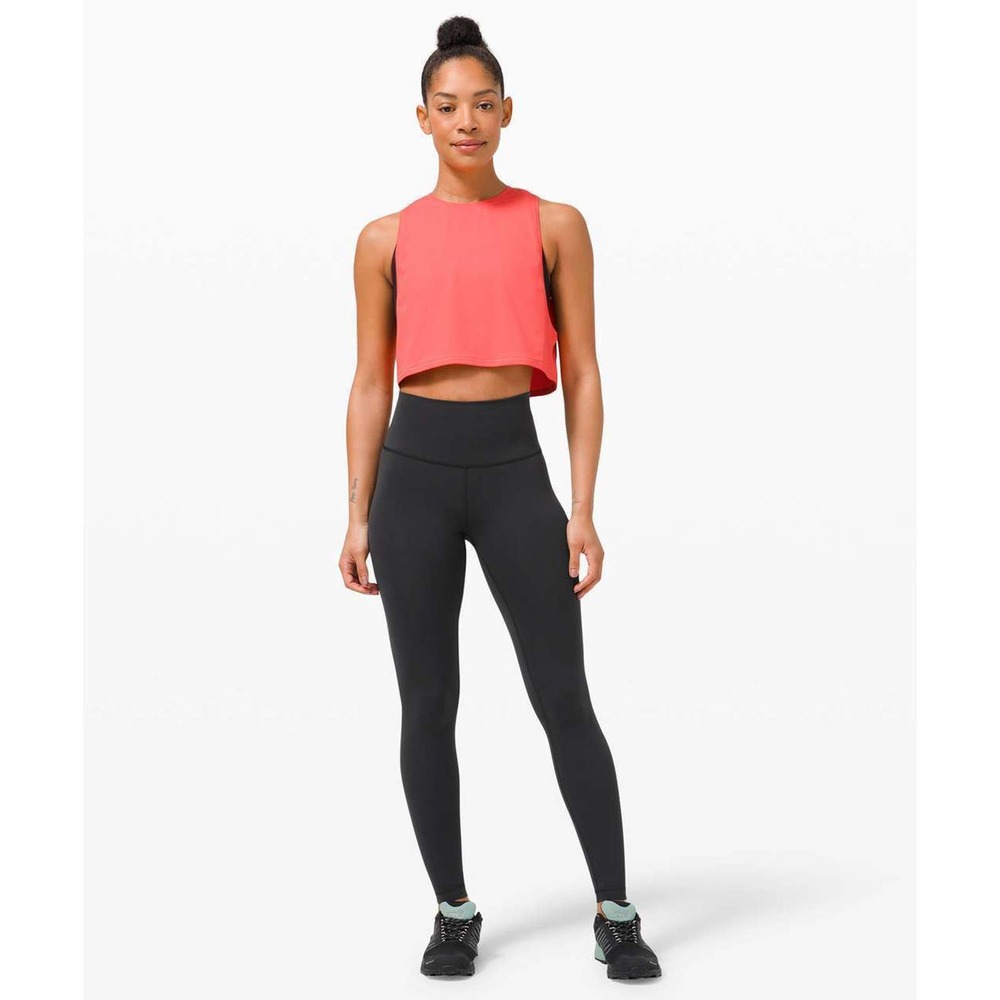 Lululemon Wunder Train High Rise Tight 28" Black Everlux Women's Size 6 H14171 - Picture 15 of 15